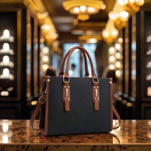 Exquisite Luxury Designer Bag High Quality PU Leather Nylon Lining